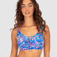 South Beach E-F-G Cup Lace Up Bikini Bra Top