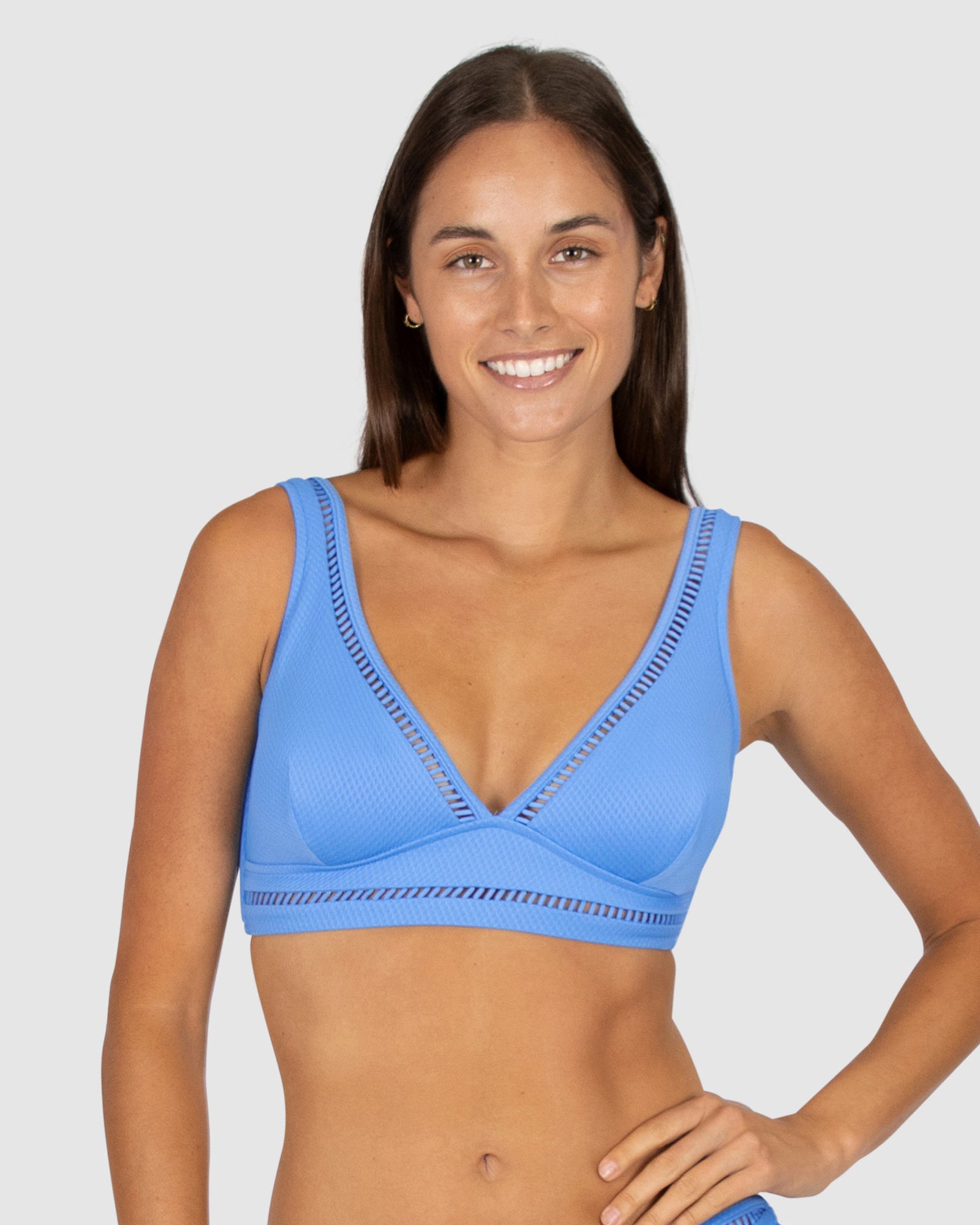 Rococco D-DD Cup Longline Bikini Bra Top