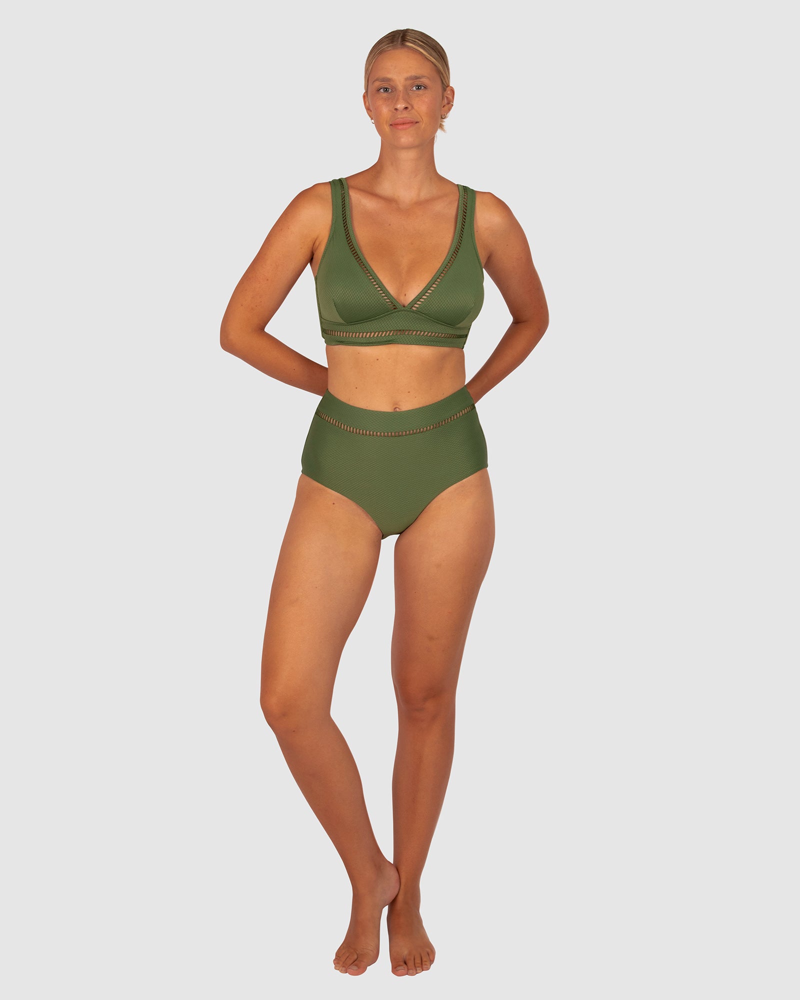 Rococco D-DD Cup Longline Bikini Bra Top