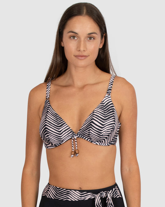 Tidal Wave D/E Cup Underwire Swim Bra Top