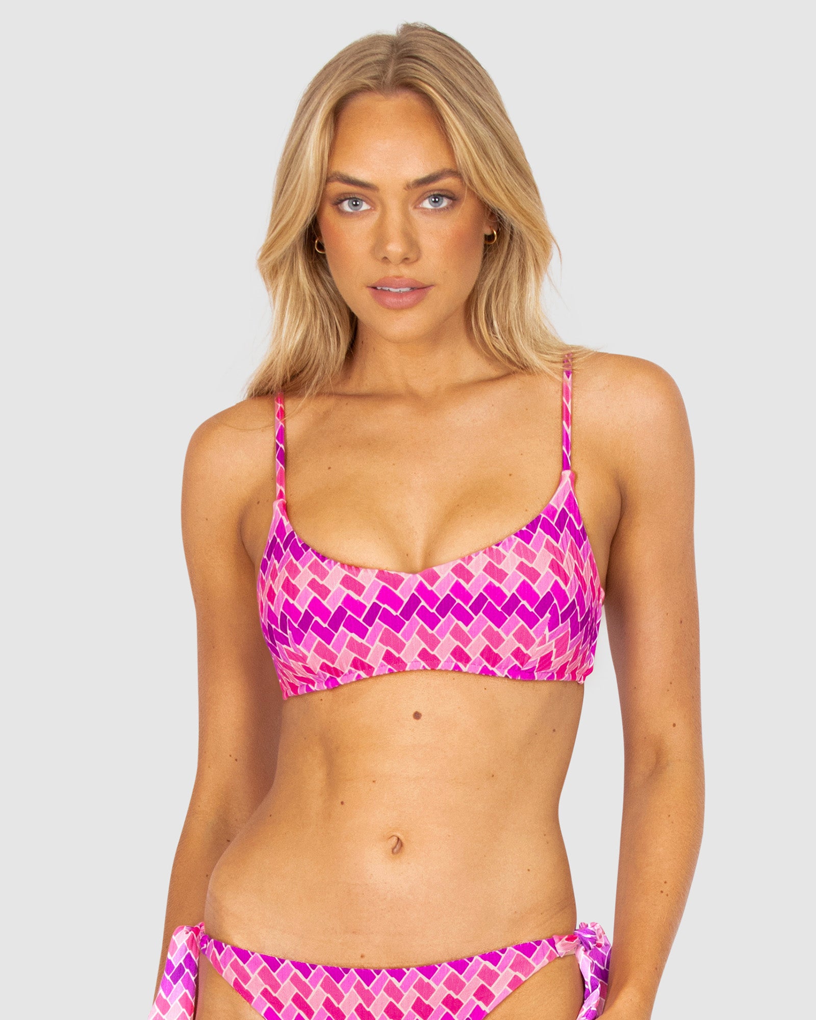 MOSAIC GIDGET BRA BIKINI TOP