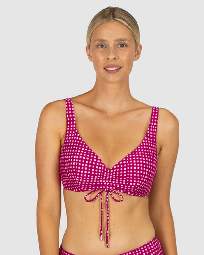 Picnic Point D-E Cup Underwire Bikini Bra Top