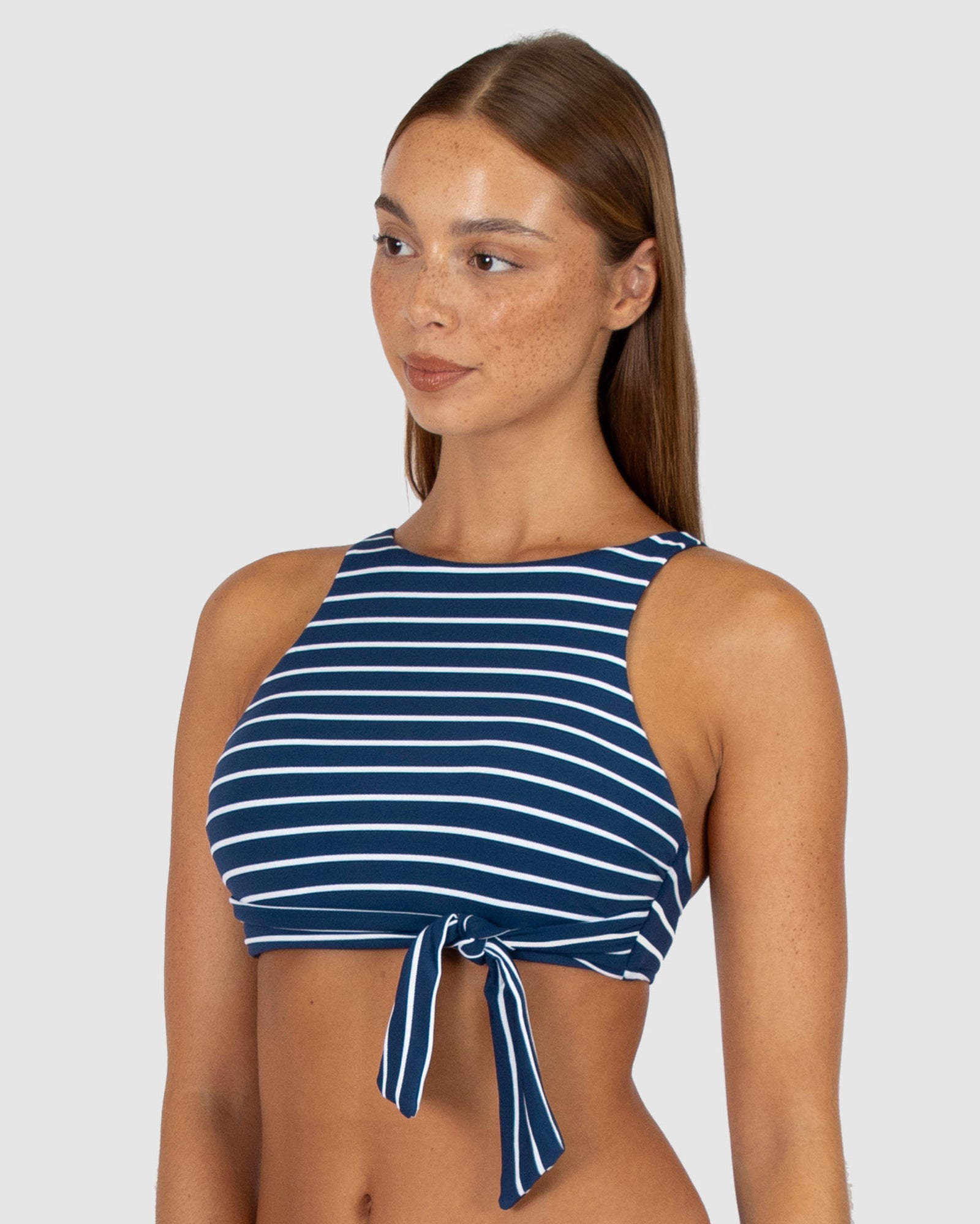 All Aboard High Neck Bikini Bra Top