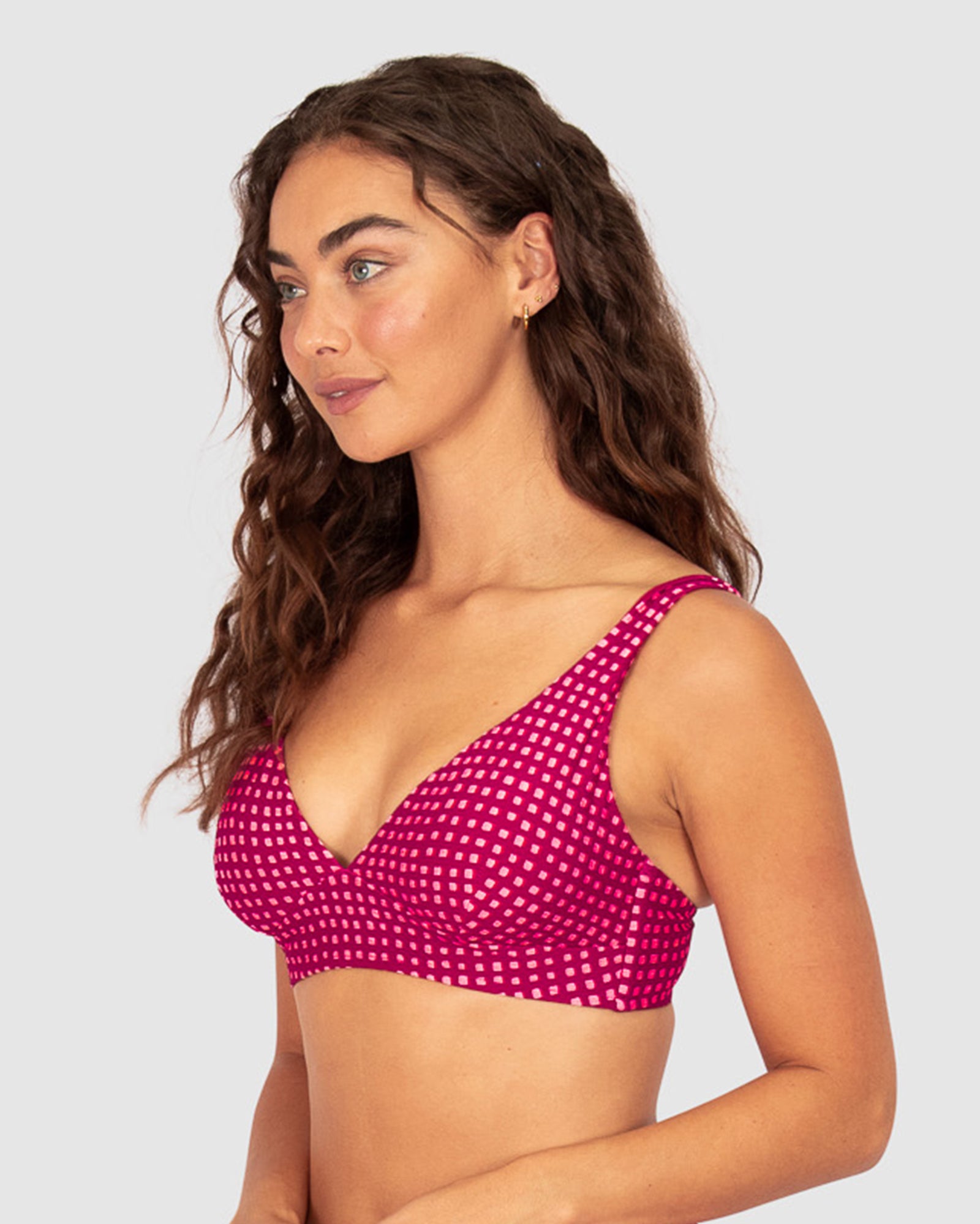 Picnic Point C-D Cup Longline Bikini Bra Top