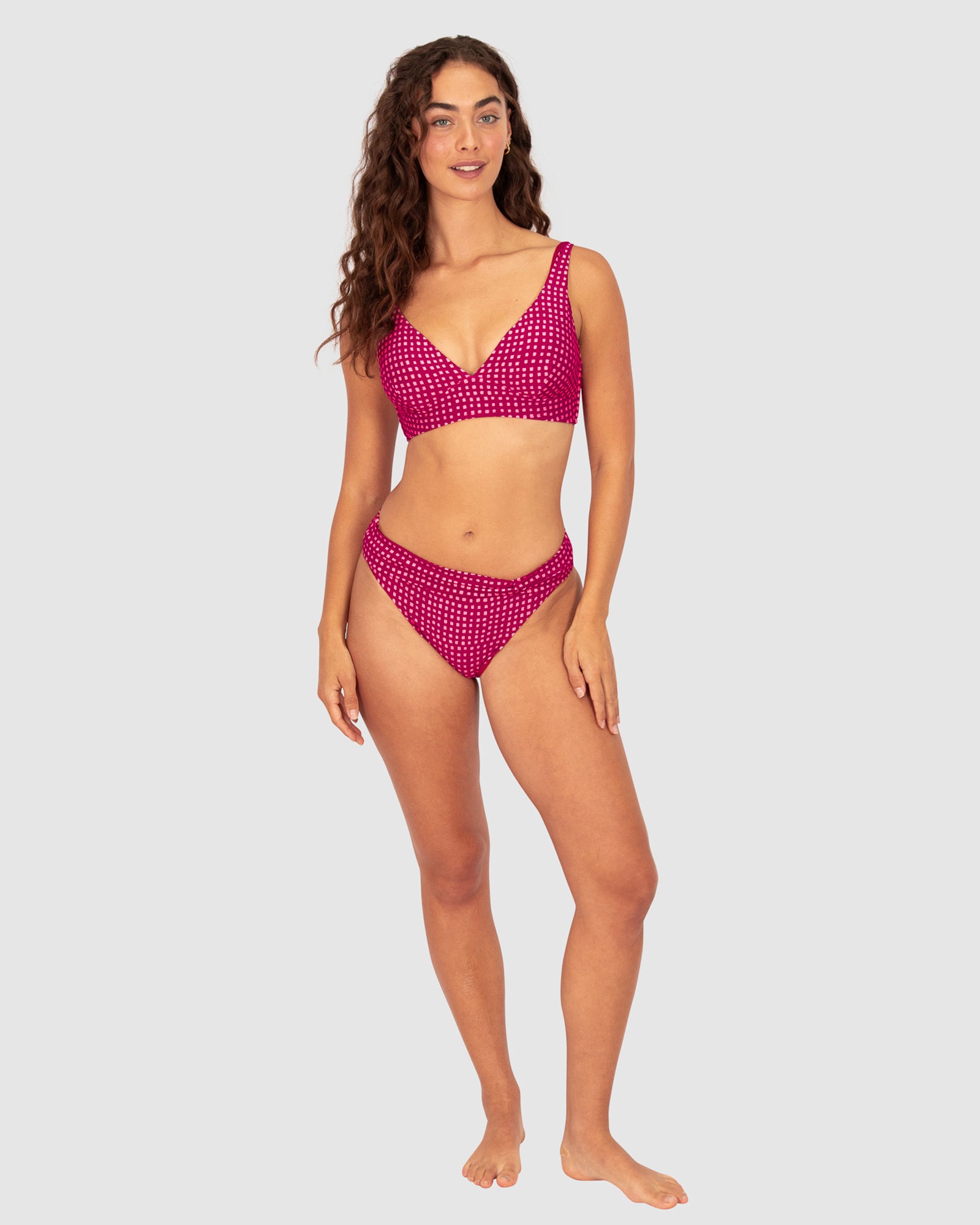 Picnic Point C-D Cup Longline Bikini Bra Top