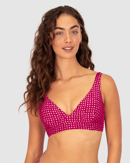 Picnic Point C-D Cup Longline Bikini Bra Top