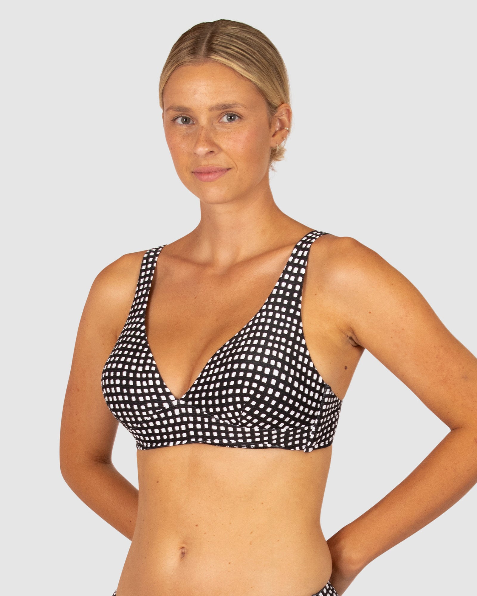 Picnic Point C-D Cup Longline Bikini Bra Top