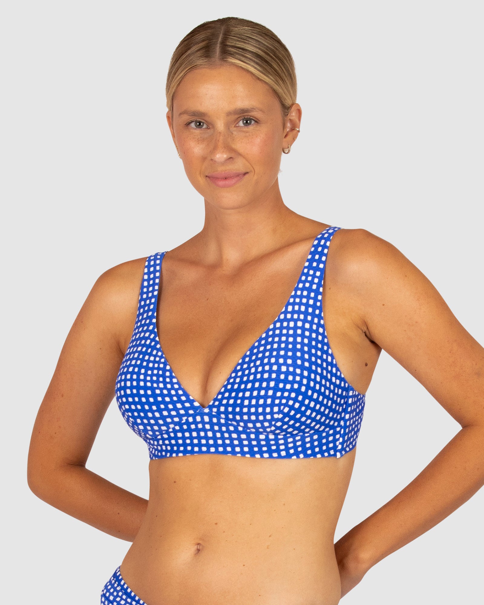 Picnic Point C-D Cup Longline Bikini Bra Top