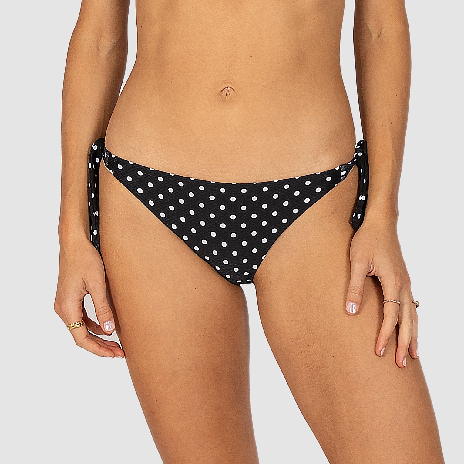 Parisian Summer 70s Tieside Bikini Bottom