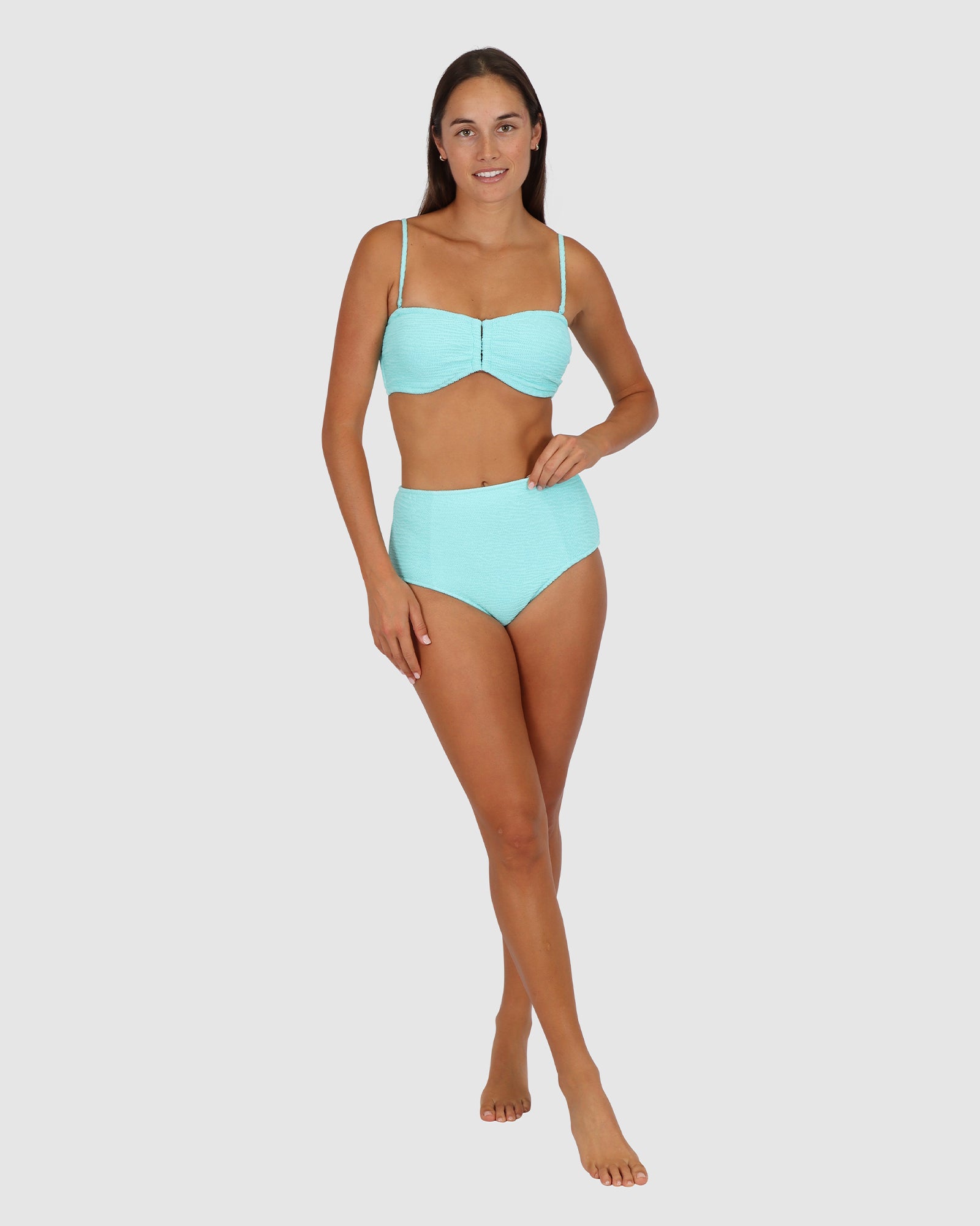 Ibiza D-DD Cup Underwire Bandeau Bikini Bra Top