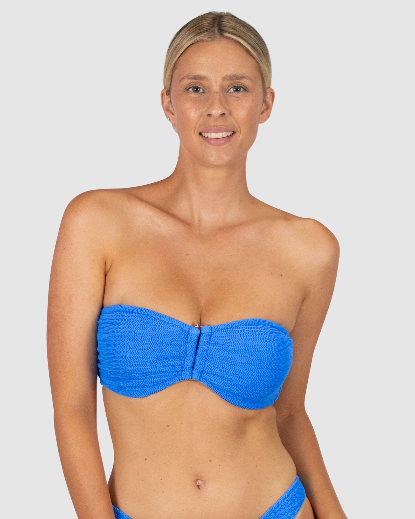 Ibiza D-DD Cup Underwire Bandeau Bikini Bra Top