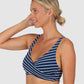 All Aboard D-E Cup Wrap Bikini Bra Top