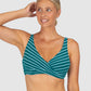 All Aboard D-E Cup Wrap Bikini Bra Top