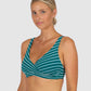 All Aboard D-E Cup Wrap Bikini Bra Top