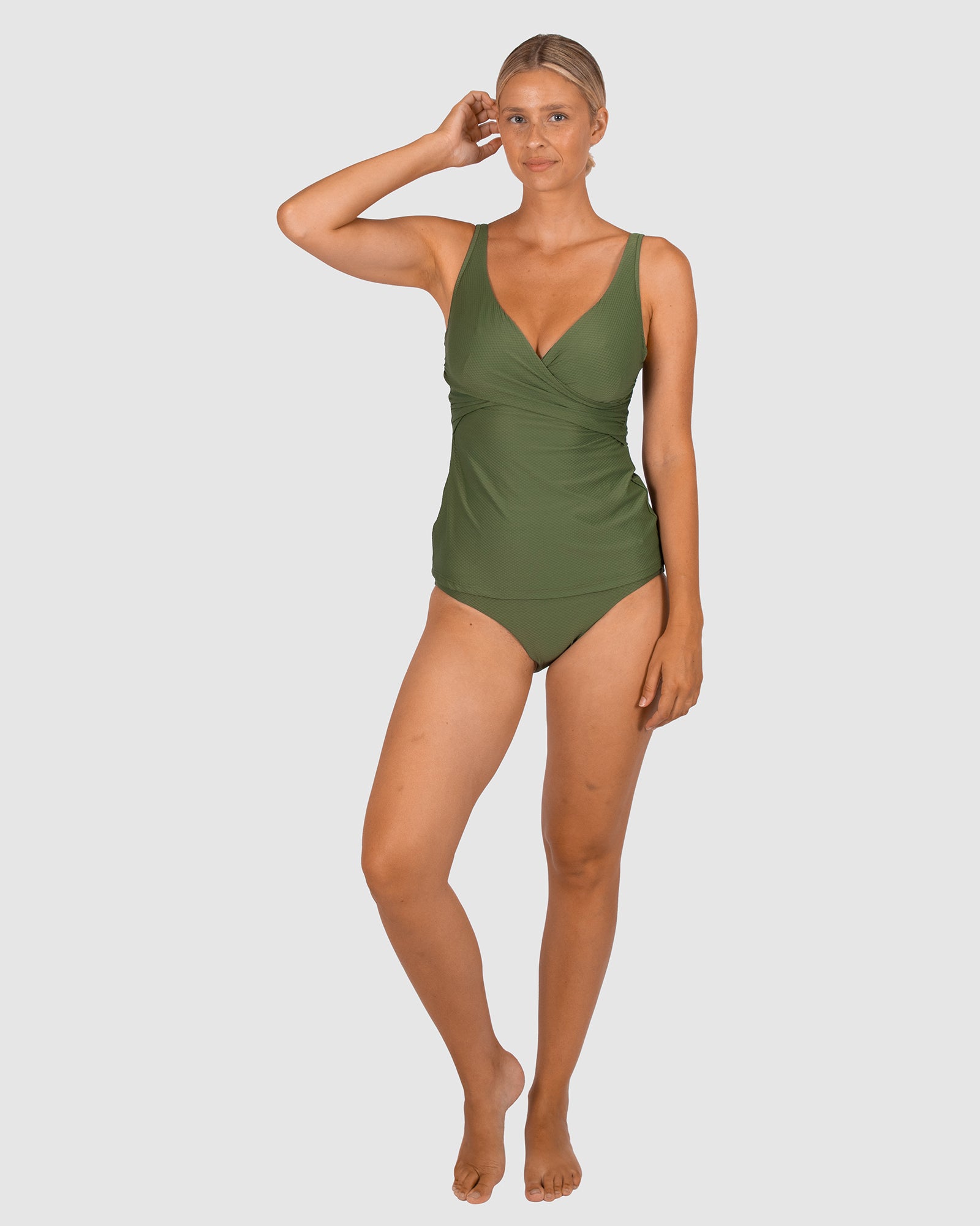 Rococco D-E Cup Wrap Singlet Top