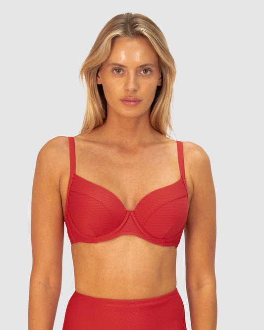 Rococco D-DD Cup Moulded Bikini Bra Top