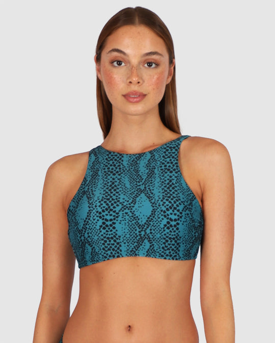 Everglades High Neck Swim Top