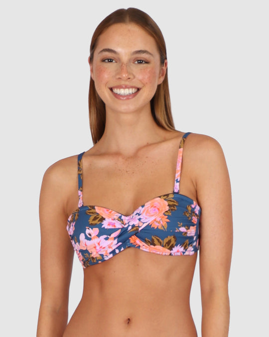 St Lucia Twist Bandeau Bikini Bra Top