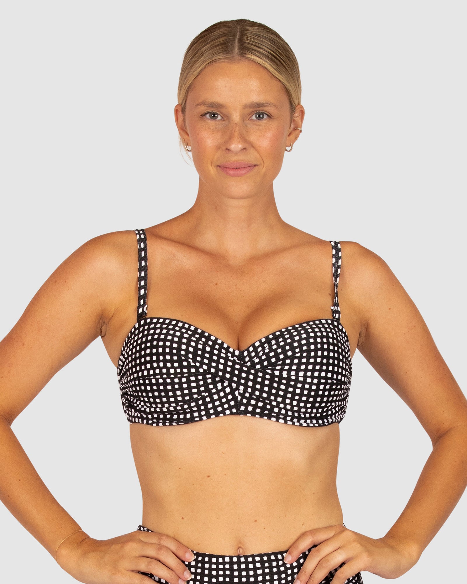 Picnic Point D-DD Cup Twist Bandeau Bikini Bra Top