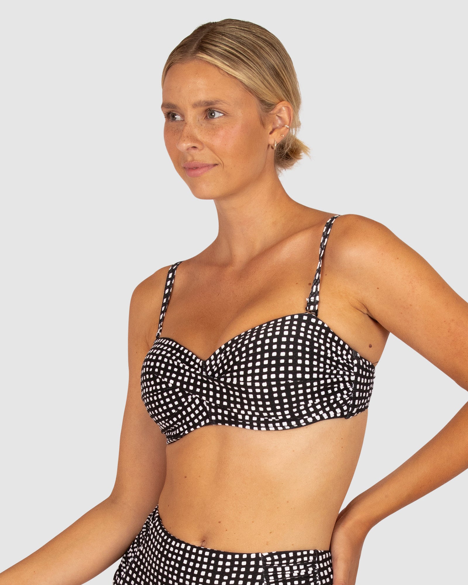 Picnic Point D-DD Cup Twist Bandeau Bikini Bra Top