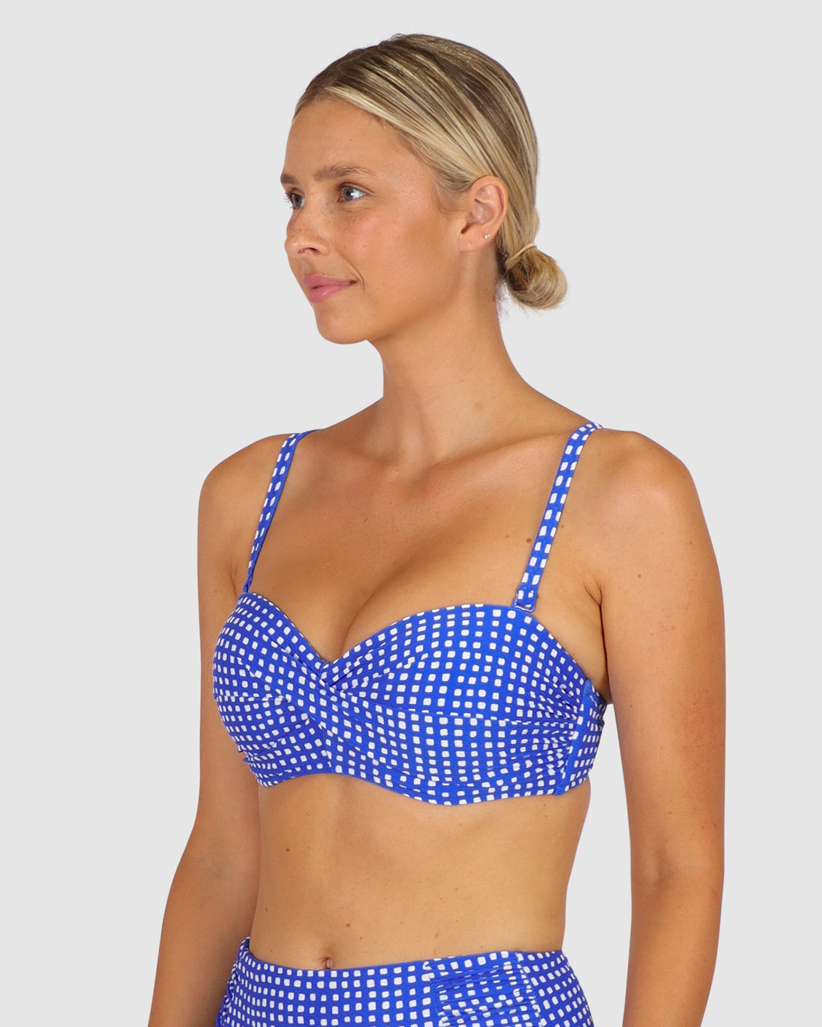 Picnic Point D-DD Cup Twist Bandeau Bikini Bra Top