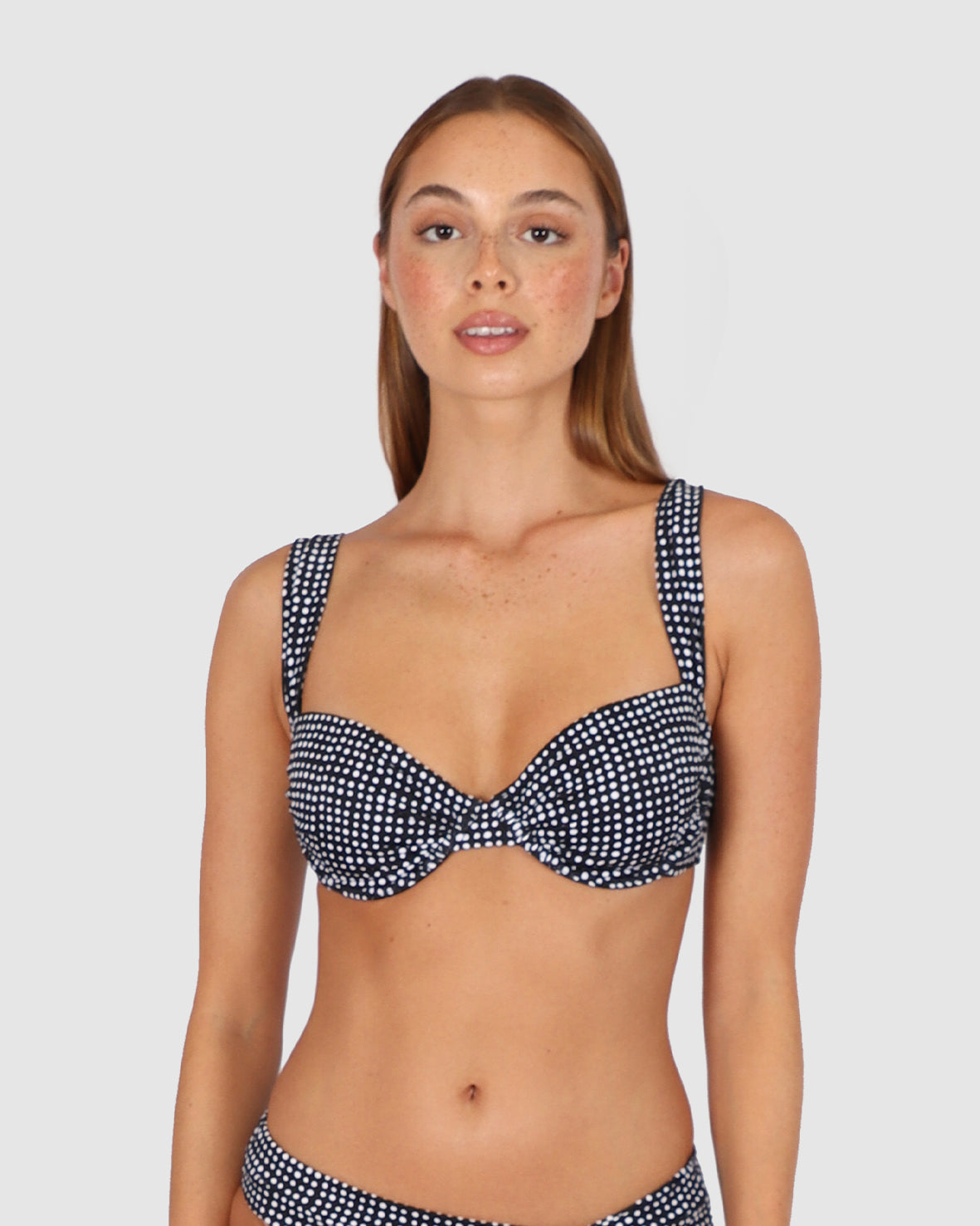 Marilyn C-D CupRetro Demi Bikini Bra Top