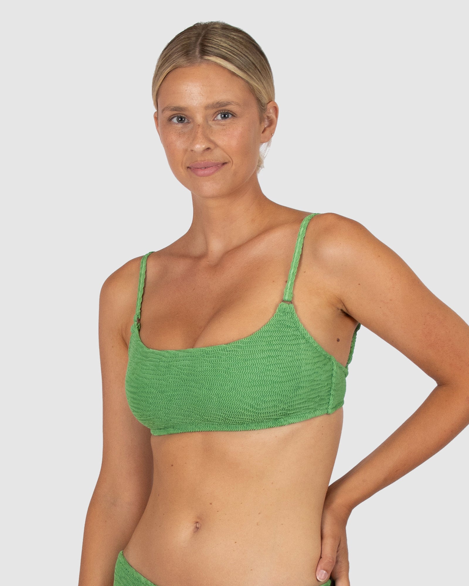 Ibiza B-C-D Cup Square Neck Bralette Bikini Bra Top