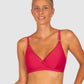 Rococco D-E Cup Ladder Lace Wrap Bikini Bra Top