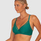 Rococco D-E Cup Ladder Lace Wrap Bikini Bra Top