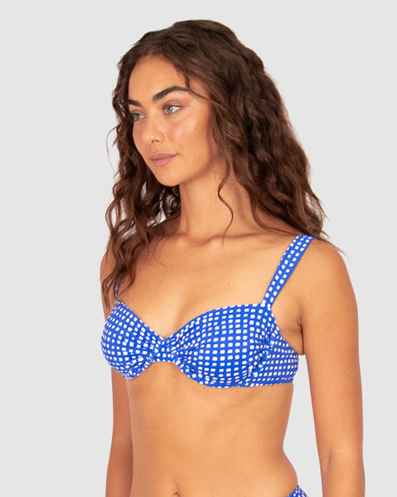 Picnic Point B-C Cup Retro Demi Bikini Bra Top