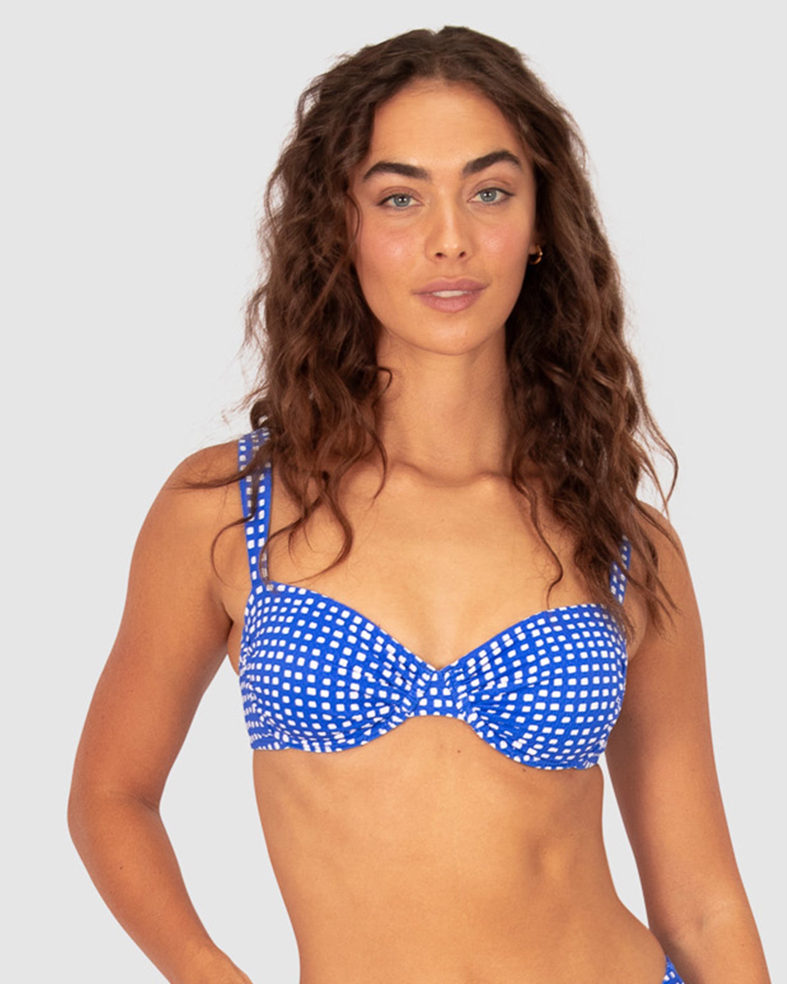 Picnic Point B-C Cup Retro Demi Bikini Bra Top