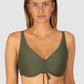 Rococco F Cup Triangle Bikini Bra Top