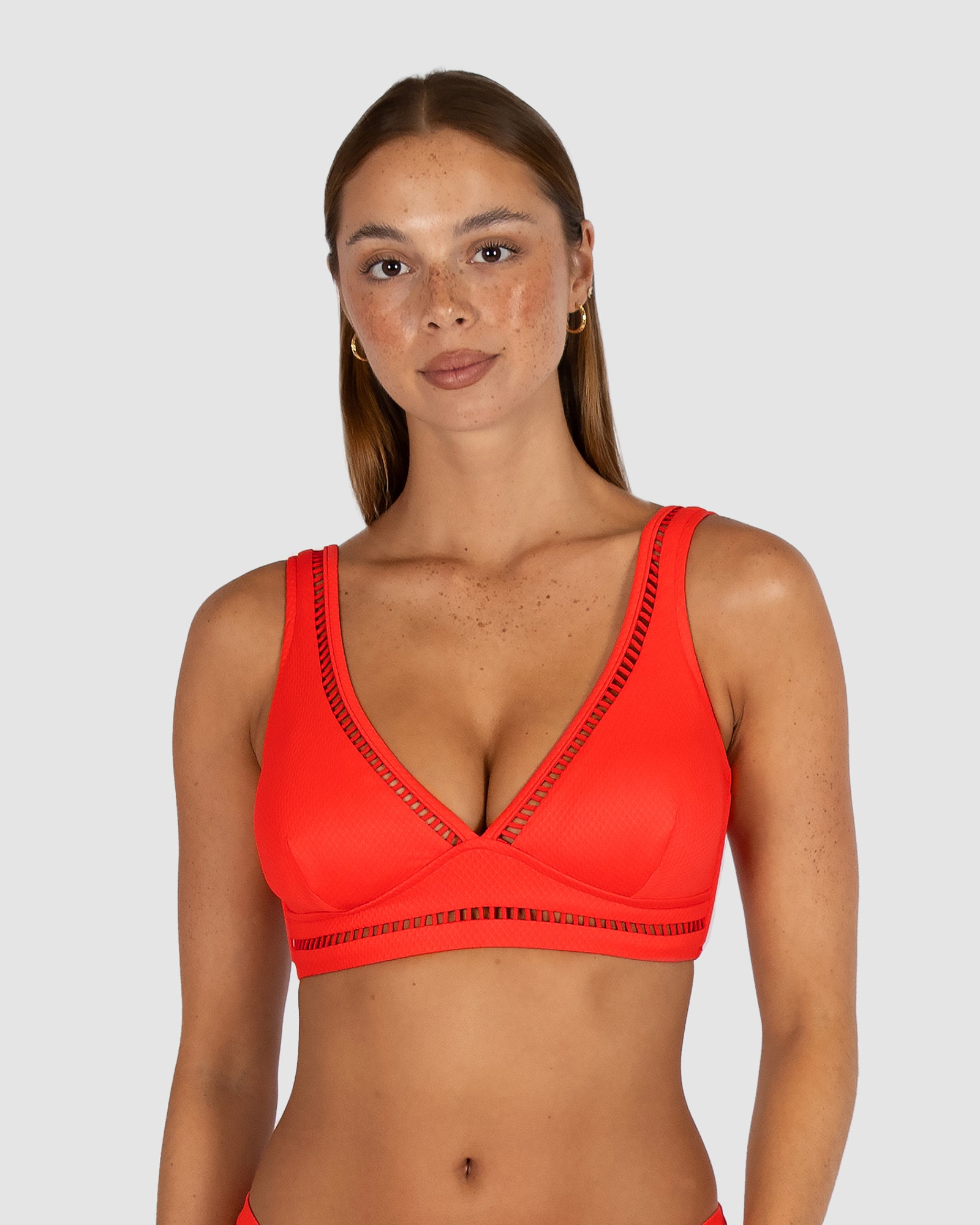 Rococco D/DD Cup Longlline Bikini Bra Top