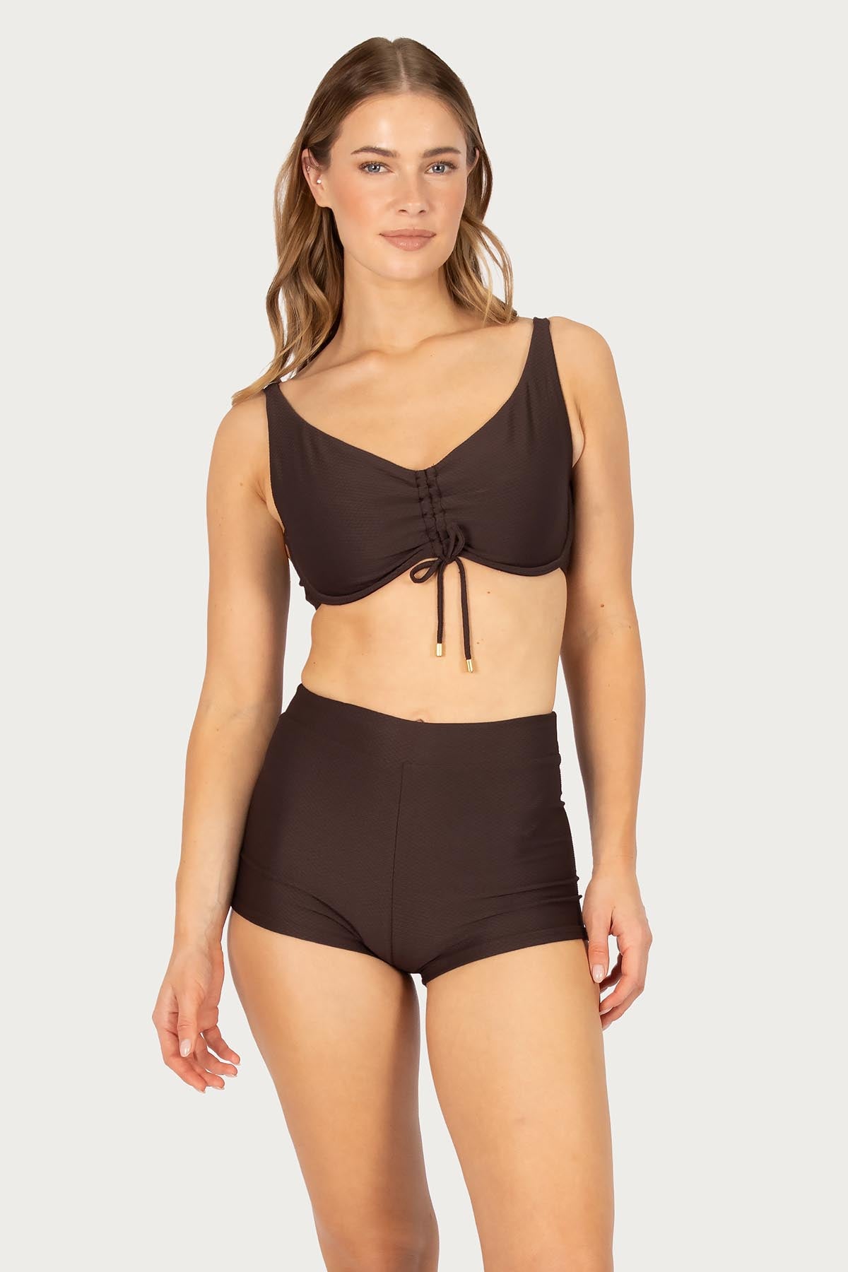 Rococco F Cup Triangle Bikini Bra Top