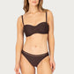 Rococco D/DD Cup Bandeau Bikini Bra Top