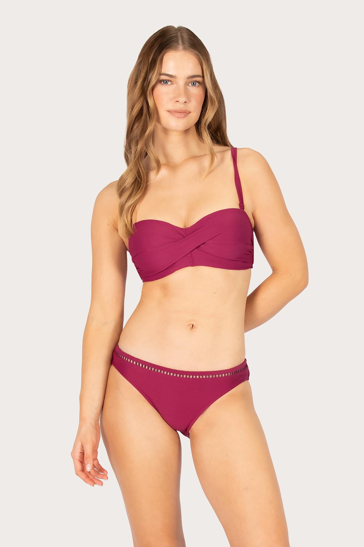 Rococco D/DD Cup Bandeau Bikini Bra Top
