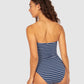 All Aboard Bandeau One Piece Swimsuit