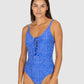 Picnic Point Lace Up One Piece Swimsuit