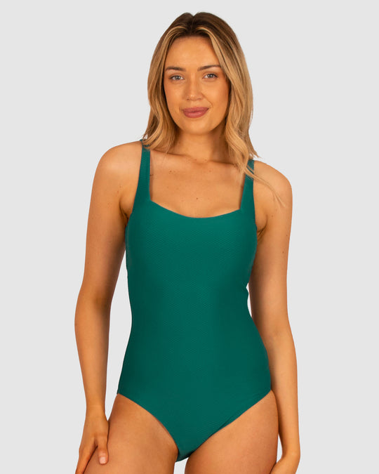 Rococco Square Neck One Piece