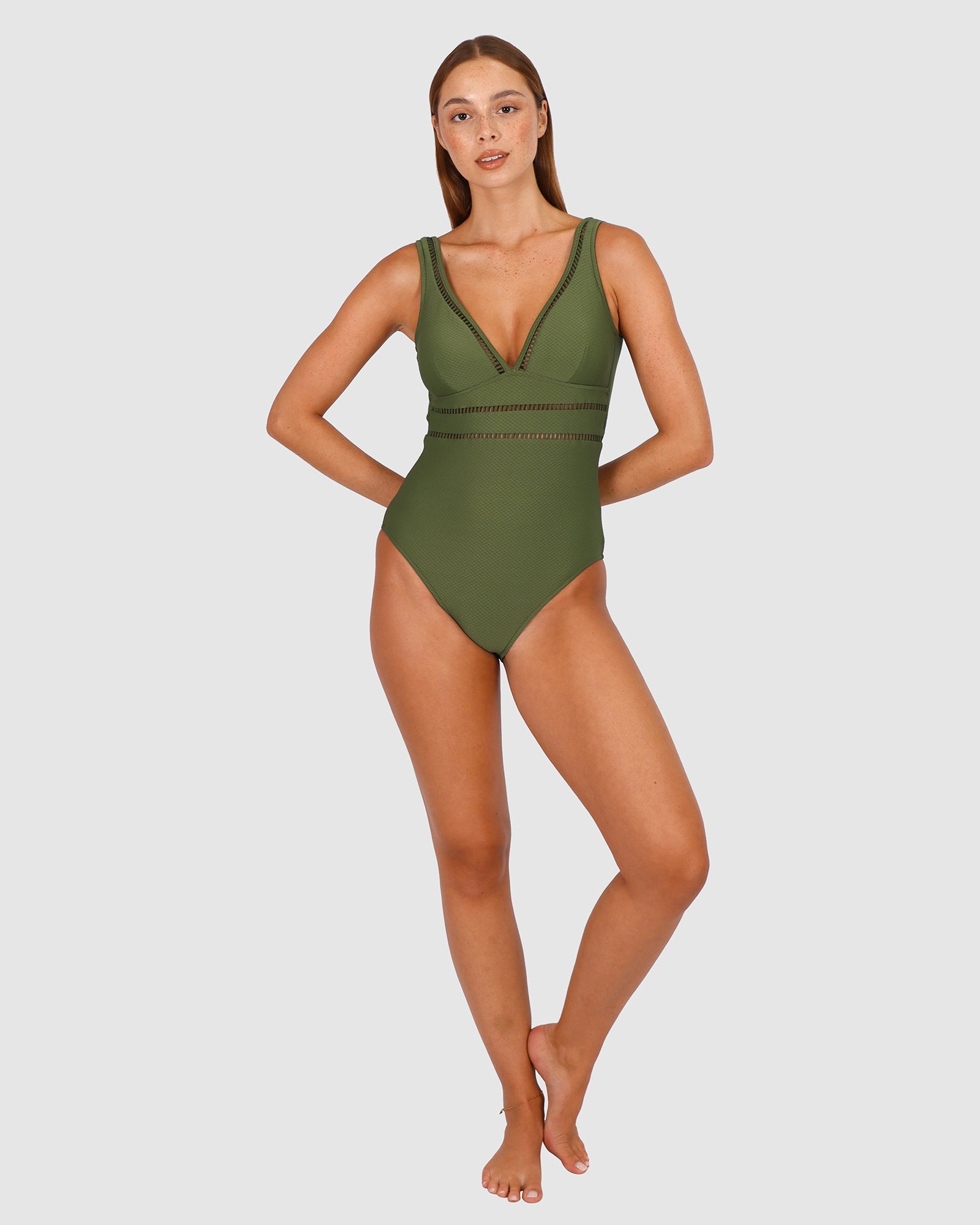 Rococco Longline One Piece Swimsuit