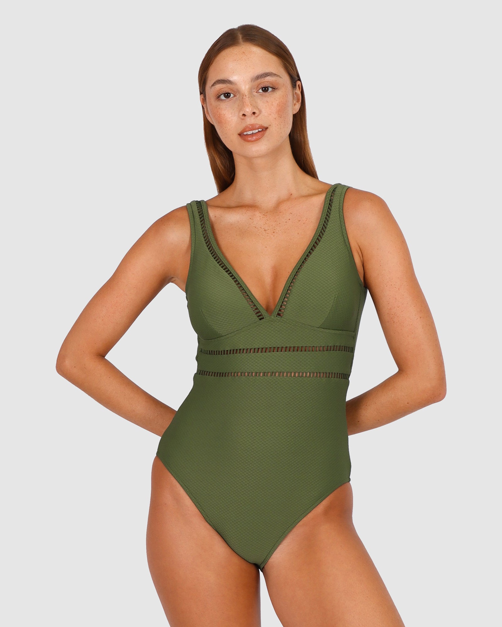 Rococco Longline One Piece Swimsuit