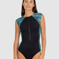 Tidal Wave Cap Sleeve Surf Suit