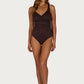 Rococco D/E Cup Ring Front One Piece Swimsuit