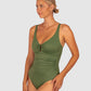 Rococco D-E Cup Ring Front One Piece Swimsuit