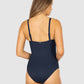 ROCOCCO PLAIN D-E CUP RING FRONT ONE PIECE SWIMSUIT