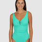 ROCOCCO PLAIN D-E CUP RING FRONT ONE PIECE SWIMSUIT