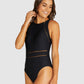 Rococco High Neck One Piece Swimsuit