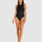 Rococco High Neck One Piece Swimsuit