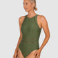 Rococco High Neck One Piece Swimsuit