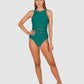 Rococco High Neck One Piece Swimsuit